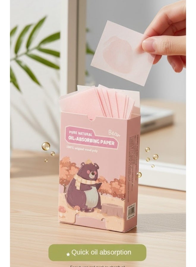 مناديل ماصّة للزيوت للبشرة الدهنية – 100 ورقة لإزالة اللمعان والتحكم في الدهون بدون إفساد المكياج - Image 4